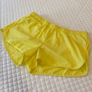 Athletic Shorts Bright Yellow Size M